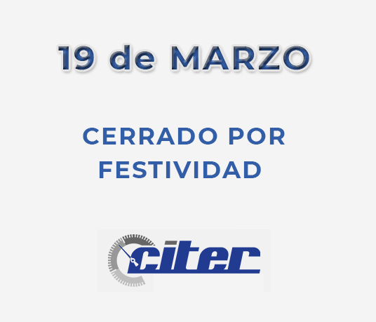 190326 CERRADO POR FESTIVIDAD